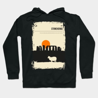 Stonehenge Book Cover Travel Poster Hoodie